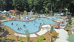 Swimming at an NCA Member Campground in Massachusetts.
