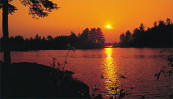 Sunset at an NCA Member Campground in New Hampshire!